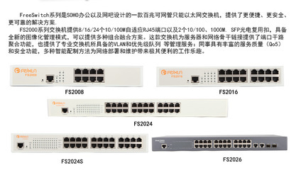 斐訊 FS2024 24口企業交換機 企業網絡即插即用的可靠基石